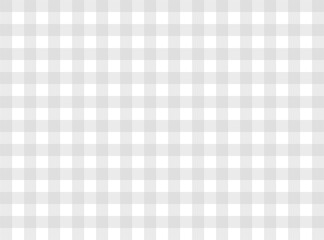 Gray gingham fabric square checkered seamless pattern texture background vector - obrazy, fototapety, plakaty