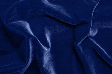 Beautiful luxury classic blue velvet texture background cloth. Trendy Image, Toned in Color of the year 2022, Very Peri.