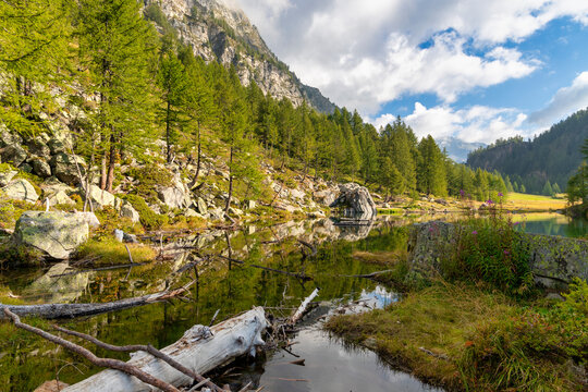 Lake of the Witches, Alpe Devero, Crampiolo, Dommodossola, Piedmont, Italy
