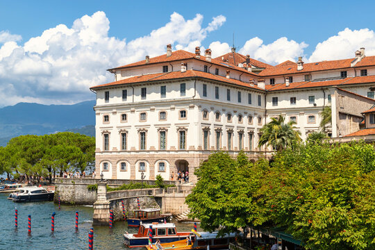 Palace Borromeo located on Isola Bella, Isole Borromee, Lago Maggiore, Verbania Cusio Ossola District, Piedmont, Italian Lakes, Italy