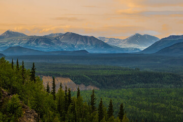 Nenana River Valley viewed from Sugarloaf Mountain, Denali NP, Denali AK © Claire