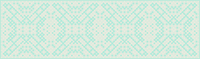 Multicolor truchet tiling connections illustration