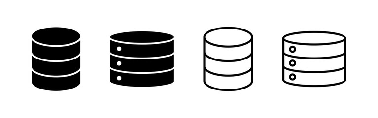 Database icon vector. database sign and symbol