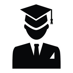 Graduate Boy Icon