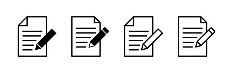 Note icon vector. notepad sign and symbol