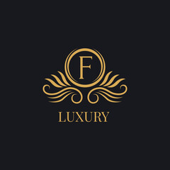 luxury letter template logo.logo for boutique,wedding,hotel,jewelry etc.premium vector design