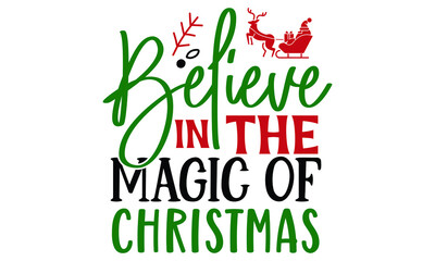 Fototapeta premium Christmas SVG T shirt Design template