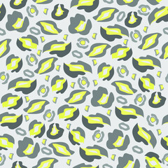 seamless pattern grey and yellow