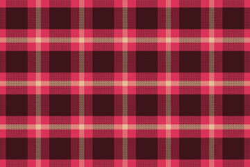 Tartan plaid pattern with texture and warm color.
