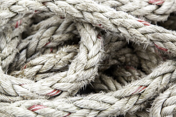 Old fisherman's ropes