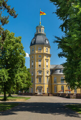Karlsruhe Castle, Karlsruhe, Baden-Wuerttemberg, Germany, Europe