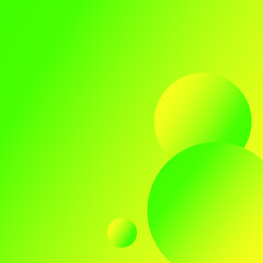 fresh green circular background wallpaper