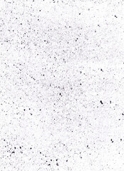 Black grainy texture isolated on white background. Grunge stain design elements. Noise splat illustration.