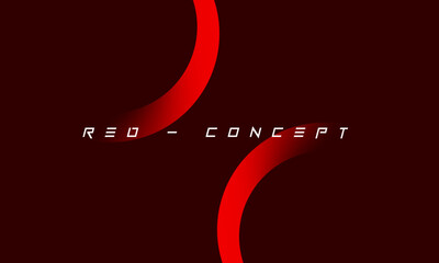 Red concept abstract geometric background design. For cover design, book design, presentation templates, websites, posters, flyers, advertisements, brochures, brand identity, etc.