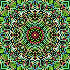 Colorful Mandala background, Decorative round ornaments. Anti-stress mandala patterns.