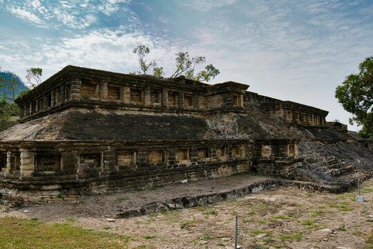El Tajin Ruins In Veracruz , Mexico. 2022 04 02. Pre - Columbian Archeological Site Southern Mexico, One Of The Largest And Most Important Cities Of The Classic Era Of Mesoamerica, From 600 To 1200 CE