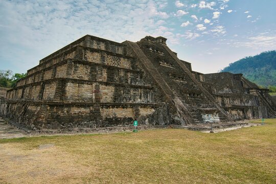 El Tajin Ruins In Veracruz , Mexico. 2022 04 02. Pre - Columbian Archeological Site Southern Mexico, One Of The Largest And Most Important Cities Of The Classic Era Of Mesoamerica, From 600 To 1200 CE