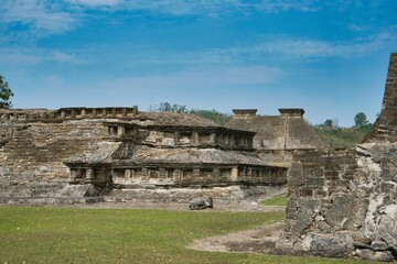 El Tajin ruins in Veracruz , Mexico. 2022 04 02. Pre - Columbian archeological site southern Mexico, one of the largest and most important cities of the Classic era of Mesoamerica, from 600 to 1200 CE
