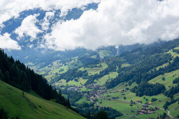 Fototapeta na wymiar Gasterntal in der Schweiz