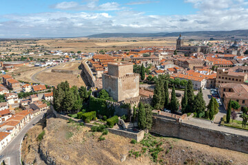 Castle of the town of Ciudad Rodrigo in the province of Salamanca