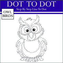 Connect The Dots and Draw. Educational Game for Kids.