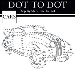 Connect The Dots and Draw. Educational Game for Kids.