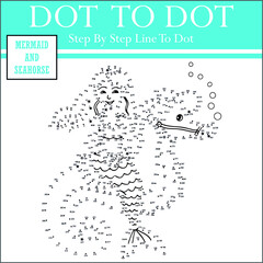 Connect The Dots and Draw. Educational Game for Kids.