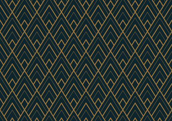 Vintage Art Deco Pattern. Geometric decorative texture. line pattern wallpaper.