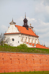 Fototapeta na wymiar 16th century renaissance Zamosc Cathedral , Zamosc, Poland