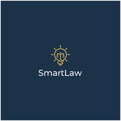 creative smart law logo designPrint