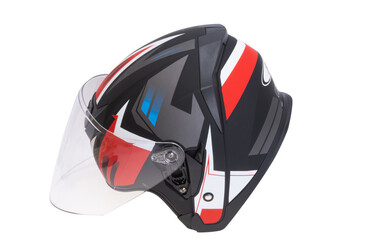 Fototapeta premium motorcycle helmet isolated