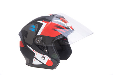 motorcycle helmet isolated