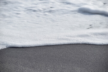 waves of sea at sea shore