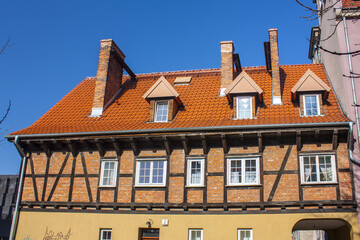 Fototapeta na wymiar Architecture of Old Town in Gdansk, Poland