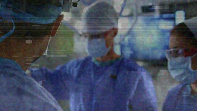 Animation of interference over diverse surgeons