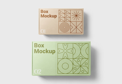 Rectangle Box Mockups