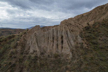 steep and arid terrain in the south of Granada