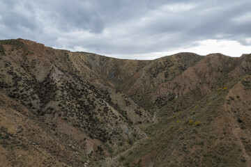 mountainous area in the south of Andalucia
