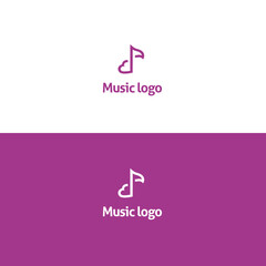 Music logo - obrazy, fototapety, plakaty
