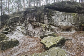 Obraz premium Glassand Hohenbocka Buck`sche Schweiz