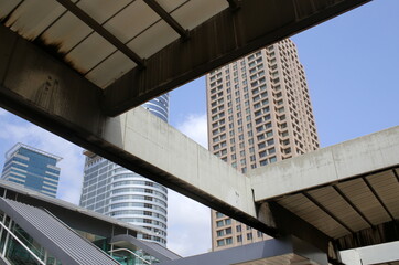 Naklejka premium Architectural details of buildings and structures close-up