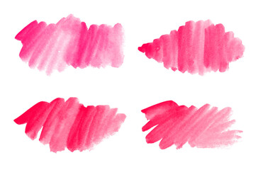 Pink watercolor backgrounds for logo or design	