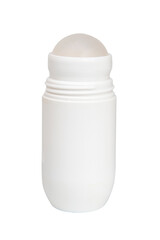 Cosmetic plastic antiperspirant tube isolated on the white background