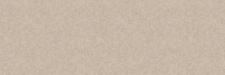 Plakat Seamless jute hessian fiber texture border background. Natural eco beige brown fabric effect banner. Organic neutral tone woven rustic hemp ribbon trim edge