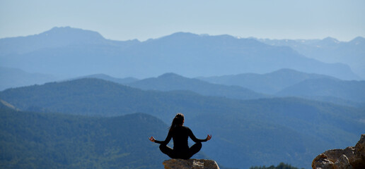 Young Woman Practicing Yoga
