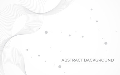 Minimalist white abstract background