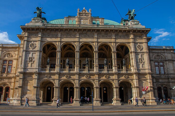 Fototapeta na wymiar a photo for Vienna Operahouse in Austria