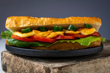 halloumi cheese sandwich 
