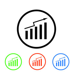 isolated sign symbol diagram, logo, set of multicolored isolated diagram icons