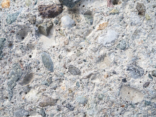 Porous concrete wall. stone surface. Cement surface. Grey